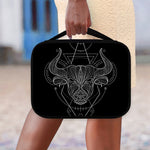 Black And White Taurus Sign Print Classic Bible Case