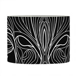 Black And White Taurus Sign Print Drum Lamp Shade