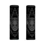 Black And White Taurus Sign Print Handle Covers