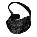 Black And White Taurus Sign Print Pet Sling Carrier