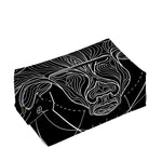 Black And White Taurus Sign Print Rectangle Tissue Box Cover