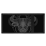 Black And White Taurus Sign Print Trifold Wallet