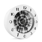 Black And White Tie Dye Print Alarm Clock