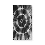 Black And White Tie Dye Print Baby Crib Sheet