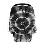 Black And White Tie Dye Print Baby Seat Cover