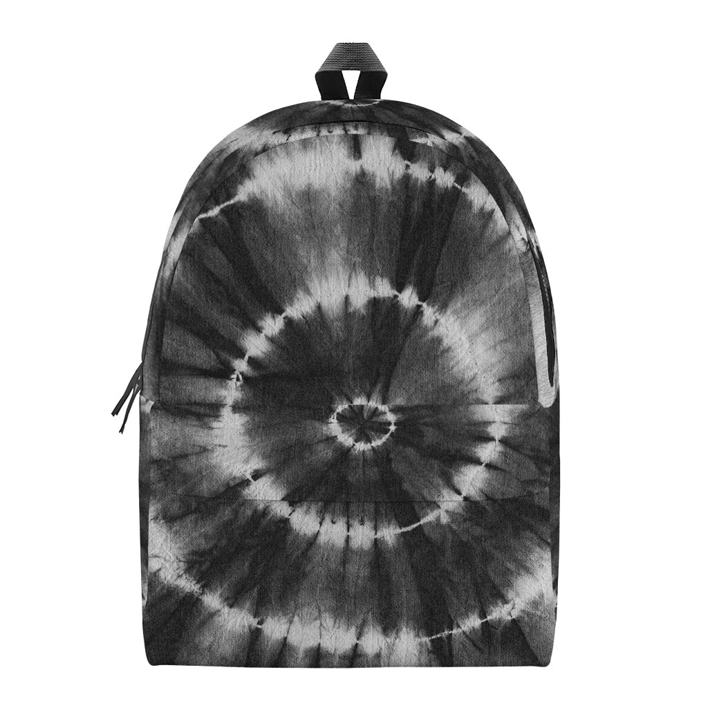 Black And White Tie Dye Print Backpack