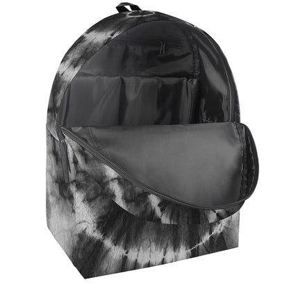 Black And White Tie Dye Print Backpack