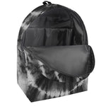Black And White Tie Dye Print Backpack