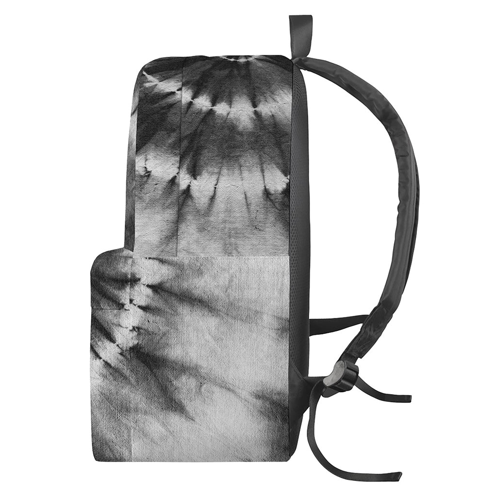 Black And White Tie Dye Print Backpack