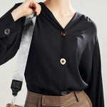 Black And White Tie Dye Print Bag Strap