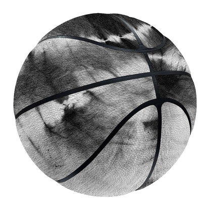 Black And White Tie Dye Print Basketball