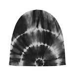 Black And White Tie Dye Print Beanie