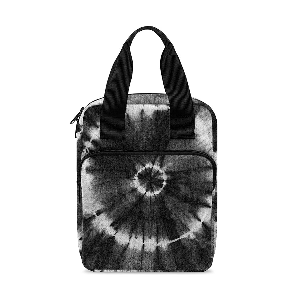 Black And White Tie Dye Print Bible Tote Bag
