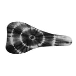 Black And White Tie Dye Print Bicycle Seat Cover