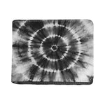 Black And White Tie Dye Print Bifold Wallet