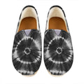 Black And White Tie Dye Print Casual Shoes
