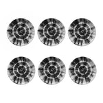 Black And White Tie Dye Print Coaster Set
