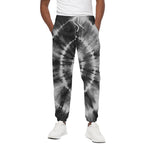 Black And White Tie Dye Print Cotton Pants