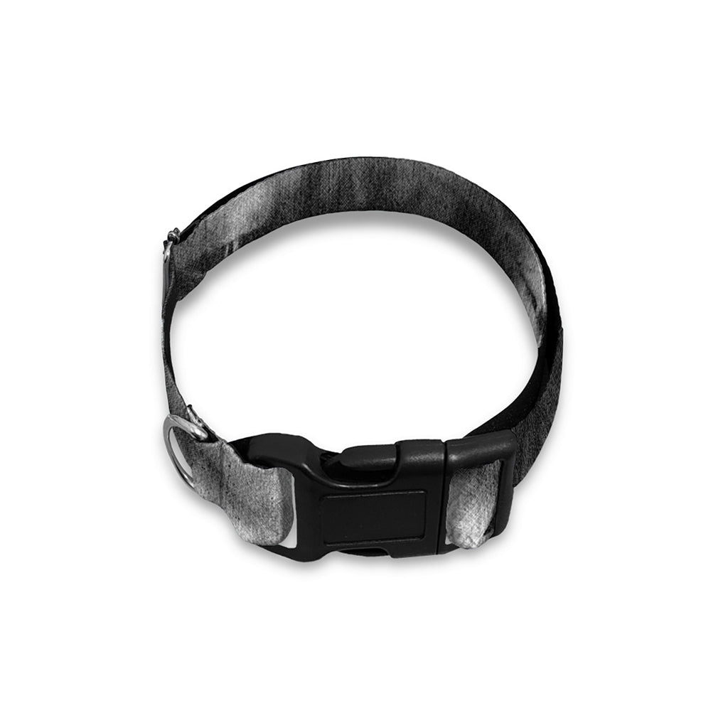 Black And White Tie Dye Print Dog Collar