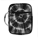 Black And White Tie Dye Print Front Pocket Bible Bag