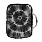 Black And White Tie Dye Print Front Pocket Bible Bag