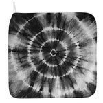 Black And White Tie Dye Print Hand Towel