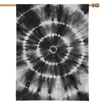 Black And White Tie Dye Print House Flag