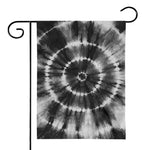 Black And White Tie Dye Print House Flag