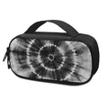 Black And White Tie Dye Print Portable Cooler Travel Case