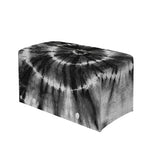 Black And White Tie Dye Print Leather Tissue Box Cover