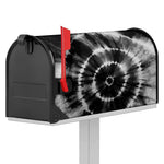 Black And White Tie Dye Print Mailbox Cover