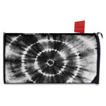 Black And White Tie Dye Print Mailbox Cover