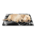 Black And White Tie Dye Print Pet Cooling Mat Cover