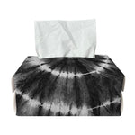 Black And White Tie Dye Print Rectangle Tissue Box Cover