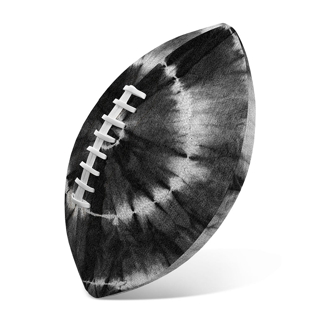 Black And White Tie Dye Print Rugby Ball