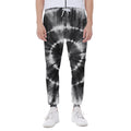 Black And White Tie Dye Print Joggers