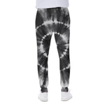 Black And White Tie Dye Print Scuba Joggers