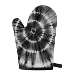 Black And White Tie Dye Print Single Oven Mitt