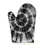 Black And White Tie Dye Print Single Oven Mitt