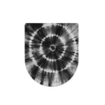 Black And White Tie Dye Print Toilet Lid Cover