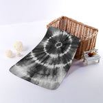 Black And White Tie Dye Print Towel