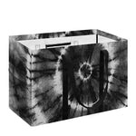Black And White Tie Dye Print Utility Tote Bag