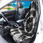 Black And White Tie Dye Print Waterproof Car Seat Cover