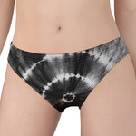 Black And White Tie Dye Print Women's Panties