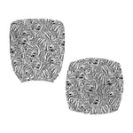Black And White Tiger Pattern Print Office Chair Cover
