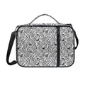 Black And White Tiger Pattern Print Shoulder Strap Bible Bag