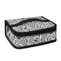 Black And White Tiger Pattern Print Small Lunch Bag
