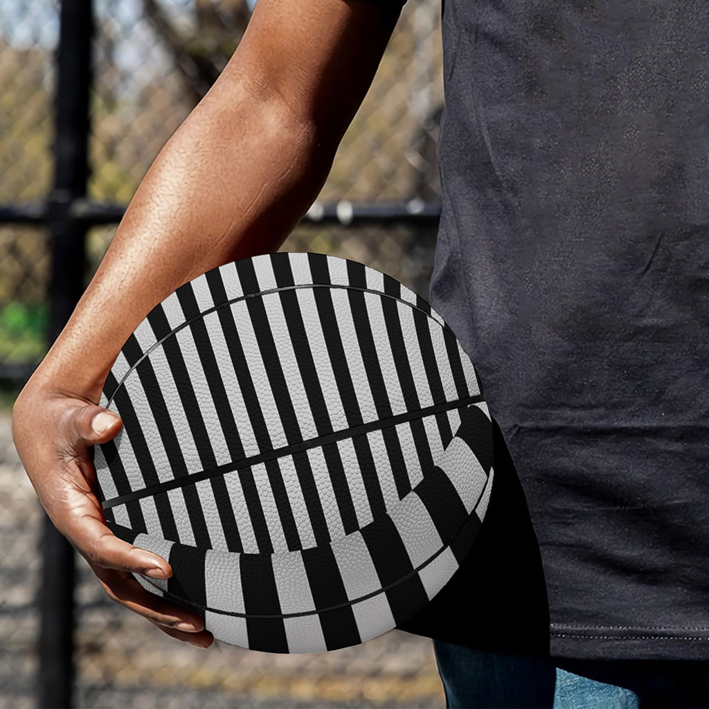 Black And White Torus Illusion Print Basketball