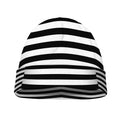 Black And White Torus Illusion Print Beanie