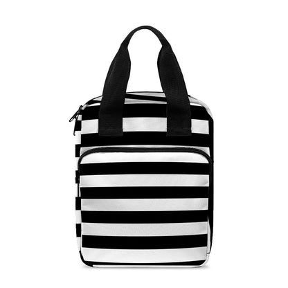 Black And White Torus Illusion Print Bible Tote Bag